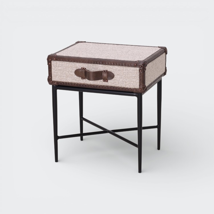 שידה צד מיטה קסטינה מוקה