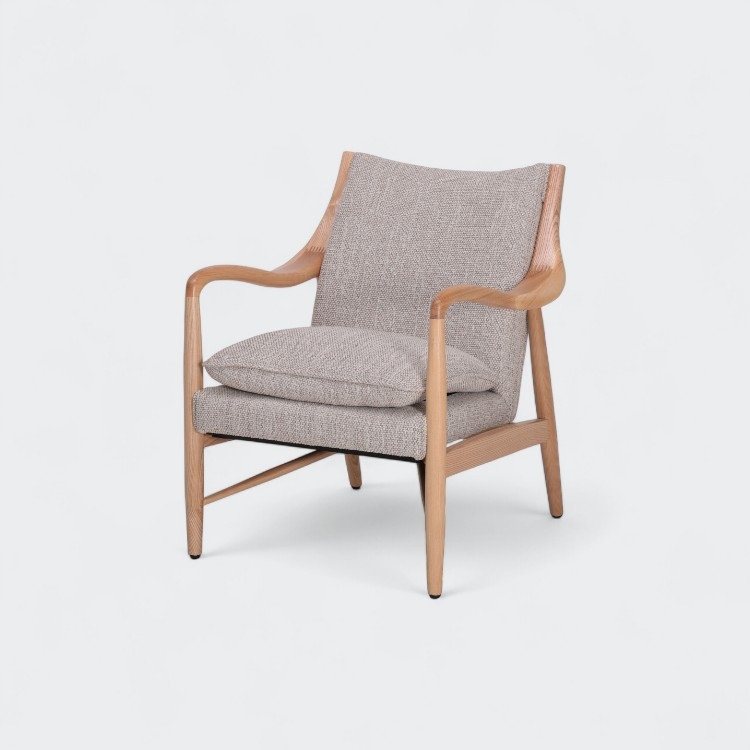 כורסא פטריק בד ארוג מוקה כורסא פטריק בד ארוג מוקה