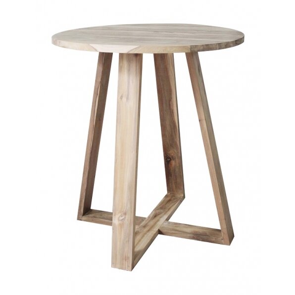 שולחן בר אוסטין עץ טיק