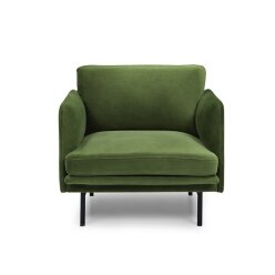 כורסא מישל 68 ירוק קטיפה